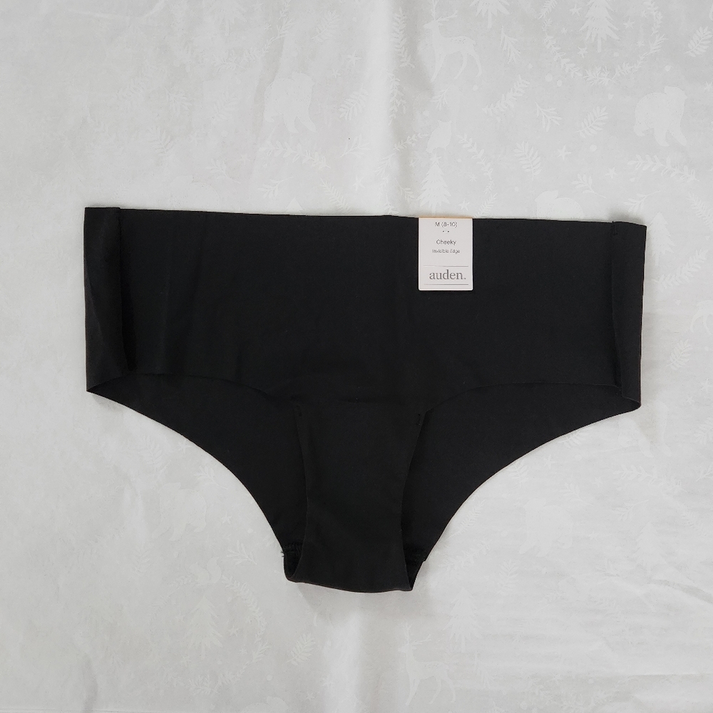 ✨️💕NWT Auden womens cheeky Panties black invisible Medium